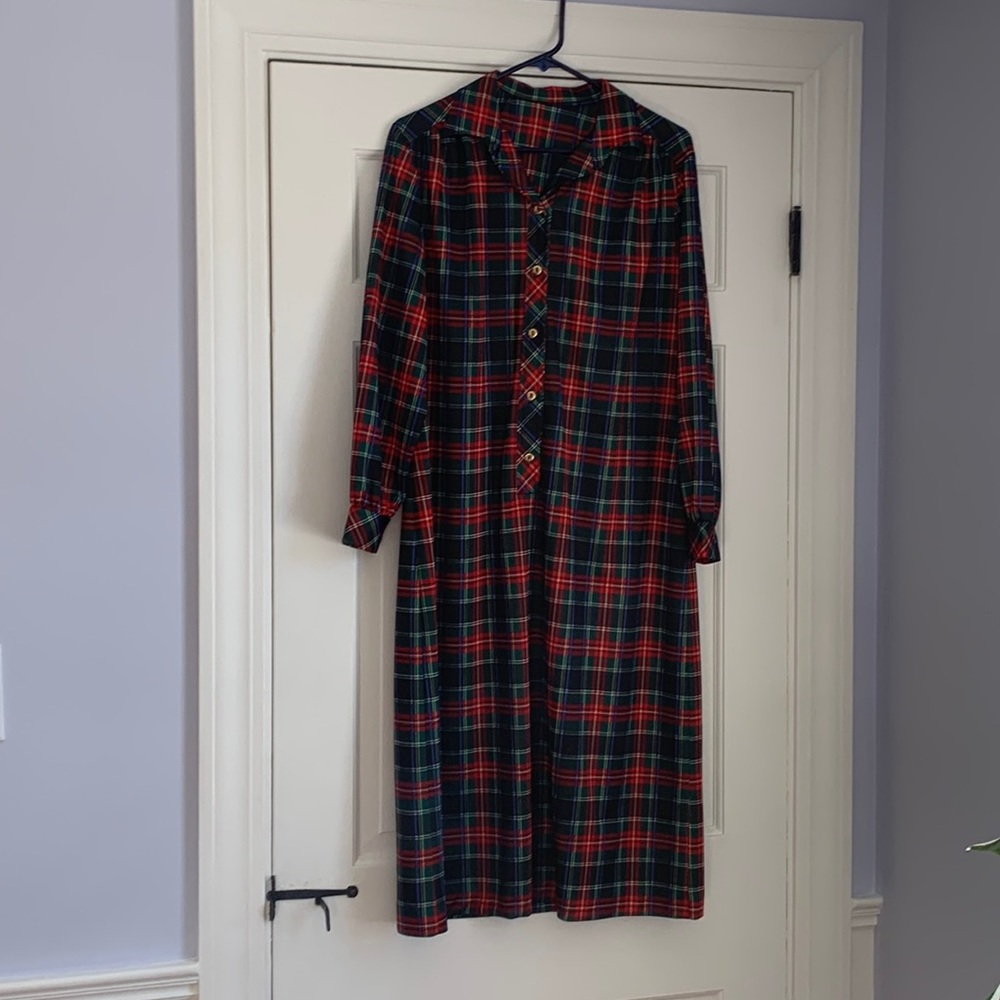 Plaid dress